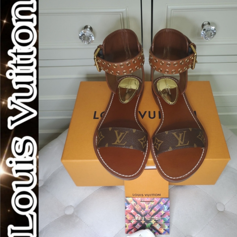 Authentic Louis Vuitton Passenger Flat Sandals